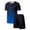 Blue, variant on 6 Year Old Boy Clothes Set Boys Clothes Boys Summer Sets Sports Sets Fashion Boys' Casual Short Sleeve Shirt Short Pants Sports Suit Sweat-Absorbent Quickly Dry Summer Sets(4-16 Years)