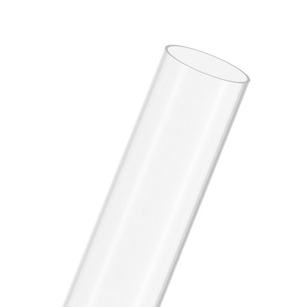 1-Pack Clear Rigid Acrylic Pipe, 56mm[2.2"] ID x 60mm[2.36"] OD Plastic Round Tube for Water Cooling System/Lamps/Fountains/Aquariums [305mm/12IN]