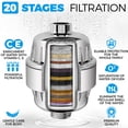 thumbnail image 3 of - Filtered Shower Head & 20 Stage Filter Standard Chrome, 3 of 7