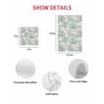 thumbnail image 7 of Green Palm Leaves Kitchen Dish Towels for Drying Dishes Set of 4, Summer Starfish Tropical Plants Waffle Weave Microfiber Terry Hand Tea Bathroom Towels Quick Dry & Absorbent Towel 15.7x23.6, 7 of 7