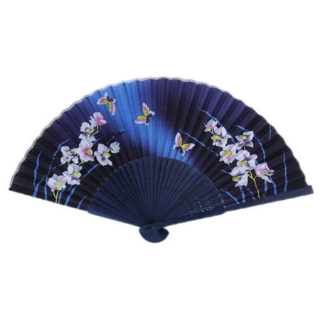 

QING SUN Hand Fan Folding Fan Fan Antique Bamboo Folding Fan Used for Party Decoration Decorative Dancing