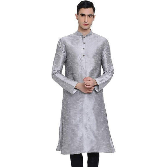 Royal Kurta Mens Cotton Regular Kurta Pyjama (44, Maroon)