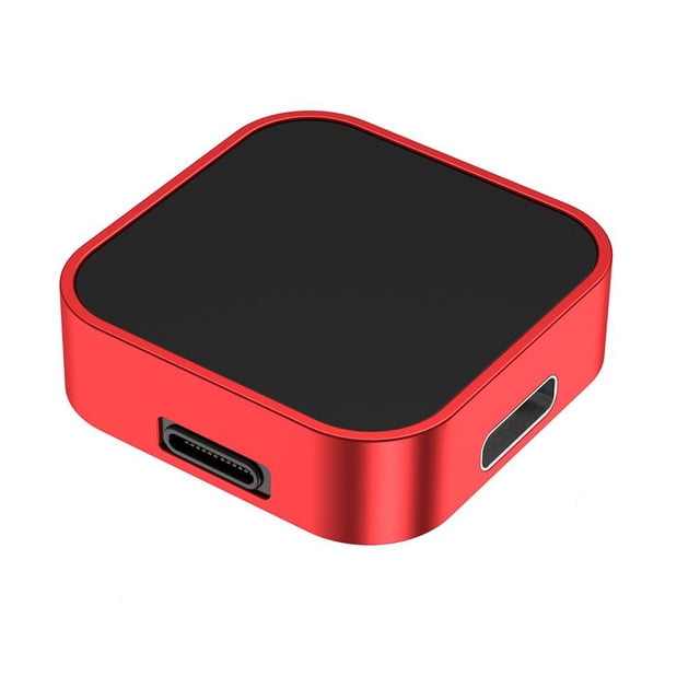 Cargador Magnético Inalámbrico Tipo C 8 Pines para Reloj Ultra 49 Mm/8 7 6 () Rojo