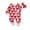Red, variant on Baby Girl Valentines Day Romper Heart Print Full Length Zipper Front Jumpsuit Overalls Clothes 12-18 Month Girl Clothes 18 Month Old Girl Clothes
