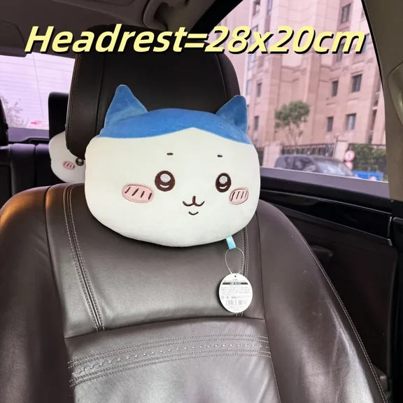 Very Soft Chiikawa Headrest Car Seat Back Cushion Comfortable Hachiware Usagi Pillow Sofa Bed Home Decor Cushion Gifts