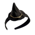 thumbnail image 3 of Slccxzc Mini Witch Hat Headband Novelty Hair Clasp Party Headpiece for Halloween Party (Black), 3 of 7