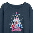 thumbnail image 3 of Barbie - Holidays & Christmas - Winter & Snow Time - Women's Lightweight French Terry Long Sleeve Shirt, 3 of 5