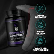 Gorilla Mind Dream Sleep and Recovery Formula, GABA, Melatonin, Magnesium, Ashwagandha, and More, 120 Capsules