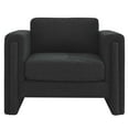 thumbnail image 5 of Modway Visible Upholstered Modern Boucle Fabric Armchair in Black, 5 of 9