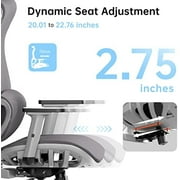 Big and Tall Office Chair with Foot Rest  450 lbs Ergonomic Desk Chair for with Footrest for Heavy Duty  Reclining Office Chairs with Extra Wide Seat  High Back Executive Chair  Adults