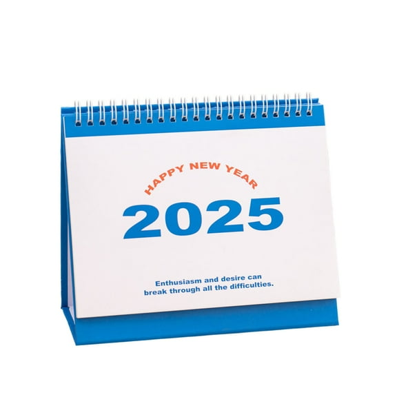 Desk Calendar 2024-2025 - Large 14-Month Desk/Wall Calendar, November 2024 - Decembe 2025, 17" x 11.5", Thick Paper, Large Ruled Blocks, Monthly Calendar 2025 for Easy Organizing Blue