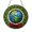 Acrylic 3.5 Inch, variant on Earth Globe with Stars Stained Glass Style Suncatcher – Window Art