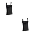 thumbnail image 3 of QualitChoice Scooter Front Hanging Bag Carrying Storage Phone Pocket Oxford Cloth Pack Motorcycle Organizer Riding Accessory Black 2Set, 3 of 6