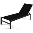 thumbnail image 2 of Costway Patio 6-Position Lounge Chair Chaise Aluminium Adjust Recliner Black, 2 of 8