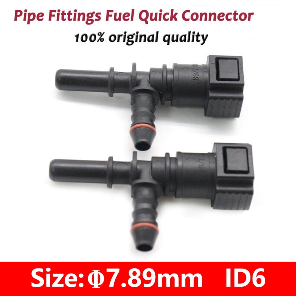 Suyin Set Of 2 New 7.89Mm Id6 Car Fuel Line Hose Pipe Coupler Quick
