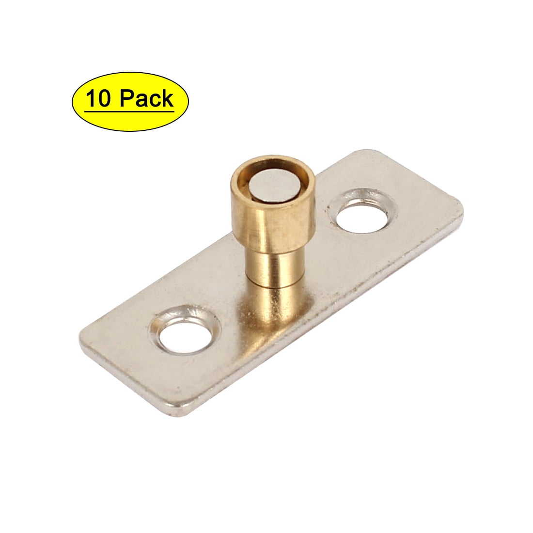 Unique Bargains 10pcs Metal 10mm Diameter Wooden or Sliding Door Guide Locator Stopper