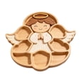 thumbnail image 2 of Christmas Angle Serving Platters Wood Trays Winter Charcuterie Boards Decorative Wood Snack Dish Plates for Xmas Holiday Housewarming Presents, 2 of 6
