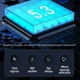 thumbnail image 2 of Transmisor Receptor Audio 5.3 Compatible Con Dientes Adaptador Auxiliar Conector 3 5 Mm Azul, 2 of 9