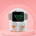 thumbnail image 1 of Zougon Soporte De Cargador De Oso Lindo Para Apple Watch Series Soporte De Escritorio De Silicona Para Iwatch Soporte De Estación De Carga Cute Iwatch Admite Modo De Mesita De Noche, 1 of 5