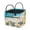 Beach Turtles Print, variant on KUIFORTI Black Rooster Quilted Storage Basket with Handles, Collapsible Basket Organizer Gift Baskets with Front Pocket for Blanket, Toy, Nursery, and Laundry