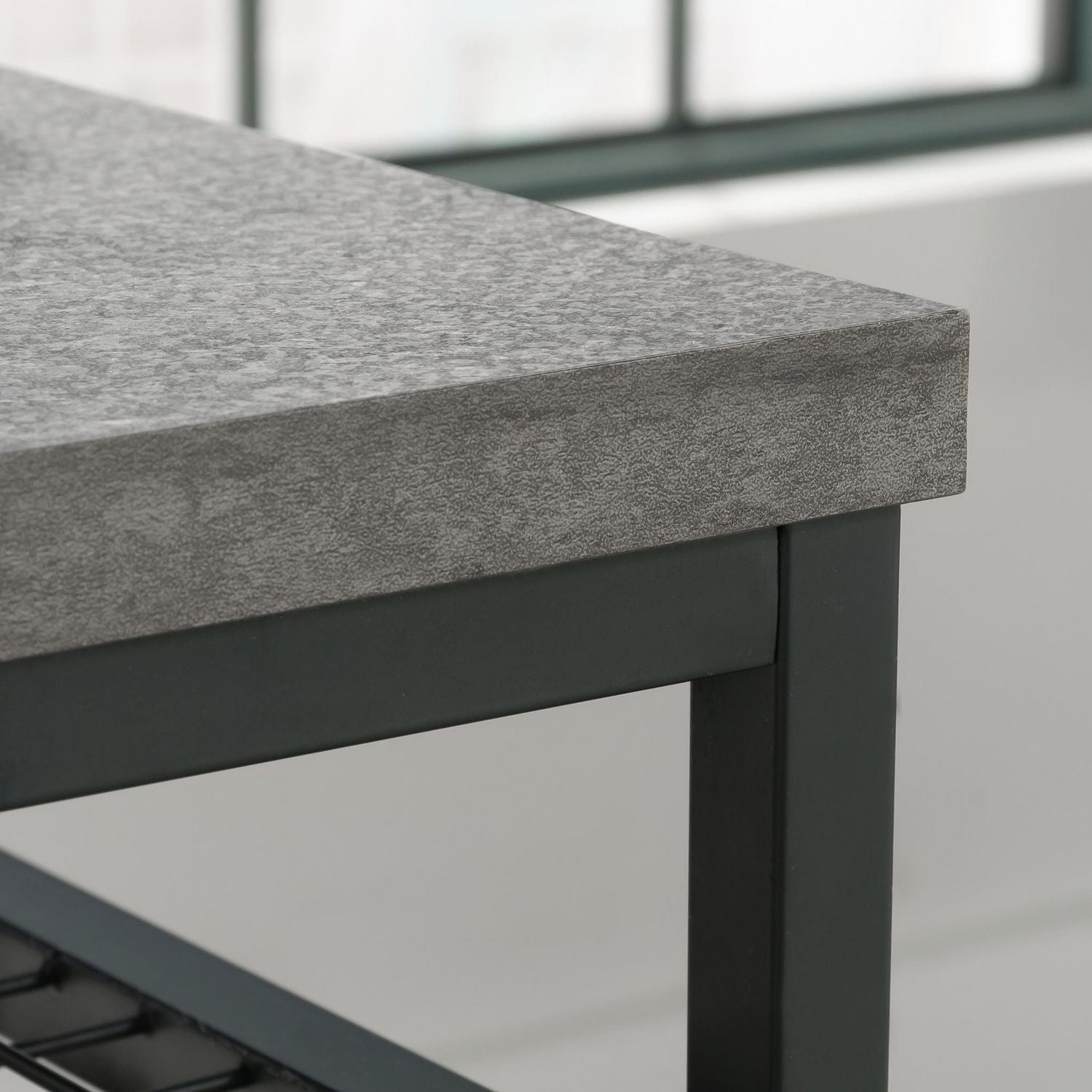 Sauder La Collection Market Commons Bureau, Finition Slate Gray, 431311