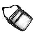 thumbnail image 1 of Clear Shoulder Bag, Lightweight Waterproof Large Capacity PVC Transparent Shoulder Bag for Travel Concerts Sports Events, 1 of 8