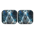 thumbnail image 4 of Picia Forest Meditating Goat 2 Piece Car Windshield Sun Shade Foldable | Foldable Sun Shield for Front Window Blocks UV Rays and Keeps Your Vehicle Cool-Medium, 4 of 7