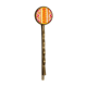 thumbnail image 1 of Broche de metal retro Línea naranja México totems antigua civilización dibujo EsES, 1 of 3