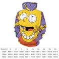thumbnail image 2 of Simpsons Sweatshirts Casual Pullover Hoodie Jacket Unisex Hooded Activewear 3D Printed Long Sleeve Sweater with Pocket 3XL, 2 of 8