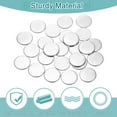 thumbnail image 3 of Uxcell 50 Pack Stainless Steel Disc, 23/32"(18mm) Dia 0.04"(1.1mm) Thick 304 Stainless Steel Flat Round Sheet Blank Round Circle Plate for Crafts Metal Stamping and Jewelry Making, 3 of 7