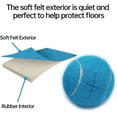 thumbnail image 3 of 4 Pcs Balles de Tennis pour Protection des Meubles et du Sol, 3 of 5