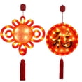 thumbnail image 1 of 2 piezas luces LED Festival de Primavera colgantes ventana roja año de nuevo, 1 of 5