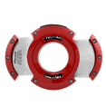thumbnail image 3 of Xikar XO Double Guillotine Cutter, Dual Stainless Steel Blades, Red & Silver, 3 of 5