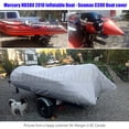 thumbnail image 2 of Seamax Inflatable Boat Cover, B295 Max Length: 9.7ft, 2 of 9