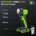 thumbnail image 5 of Greenworks 24V Brushless 4-Piece  Power Tool Combo Kit with (2) 2.0Ah USB-C Batteries and 30W USB-C Charger, 5 of 22