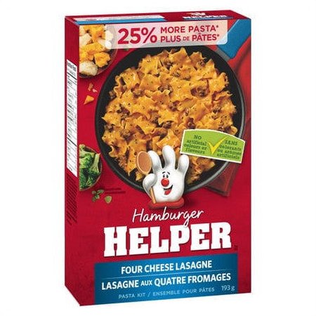 Hamburger Helper Four Cheese Lasagne 193g/6.8oz. {Imported from Canada}