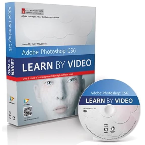 Pre-Owned Adobe Photoshop Cs6: Learn by Video: Core Training in Visual Communication, 9780321840714, 0321840712, Paperback, 1St Edition edition