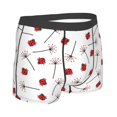 thumbnail image 3 of Daiia Ladybug With Dandelion Men's Underwear Boxer Briefs, Cotton Stretch Moisture-Wicking Underwear-X-Large, 3 of 9