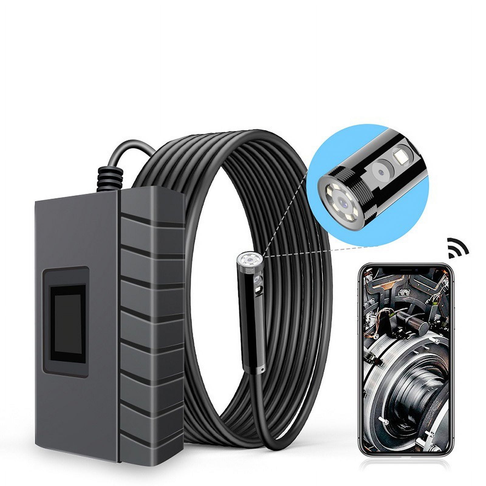 2.0 MP Wireless Endoscope 5.5mm WiFi Inspection Camera 1080P HD Borescope Snake Pipe Camera With 6 Led ,Various Applicable