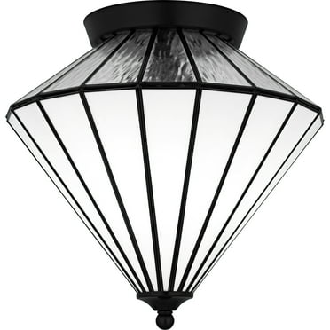 Quoizel Tf6812 Liam 3 Light 15" Wide Flush Mount Ceiling Fixture - Black