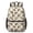 Hedgehog and Silhouette Beige Pattern, variant on Hedgehog and Silhouette Beige Pattern 17" Waterproof Oxford School Backpacks for Teens, S-Shape Padded Straps, for School, Travel, Hiking, Camping