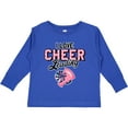 thumbnail image 3 of Inktastic I Love Cheerleading with Pom Poms and Megaphone Girls Long Sleeve Toddler T-Shirt, 3 of 5