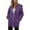 Purple, variant on Enjoytime Zip Up Hoodie Women Solid Color Long Sleeve Basic Pullover Sweatshirts Casual Loose Warm Fall Winter Clothes with Pockets