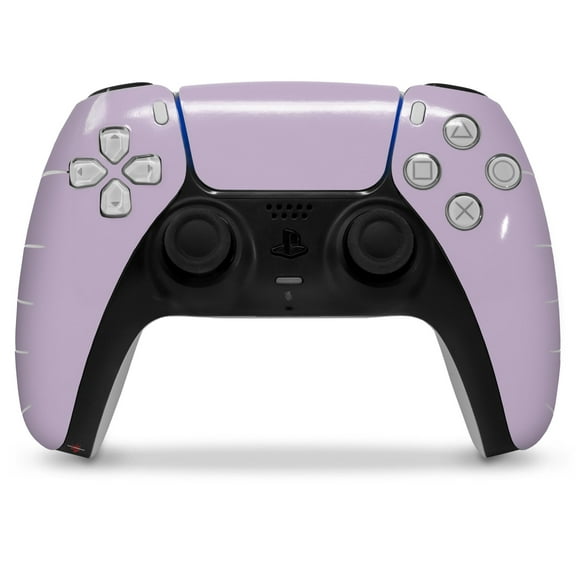 WraptorSkinz Skin Wrap compatible with the Sony PS5 DualSense Controller Solids Collection Lavender (CONTROLLER NOT INCLUDED)