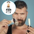 thumbnail image 2 of MasteelfCA 1 Set Men Shaving Brush Set Bowl Holder Rack Hair Brush Shaving Soap Bowl, 2 of 8