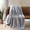 thumbnail image 2 of Brielle Home Cozy Cable Knit Reversible Sherpa Throw, 2 of 3