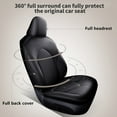 thumbnail image 4 of AOMSAZTO Custom Seat Covers Full Set Black For Toyota Camry Hybrid 2018-2023( LE/SE )Faux Leather Seat Protector Waterproof, 4 of 5