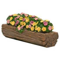 Flower Planter Miniature Fairy Garden Long Box Outdoor Pot Dollhouse Landscape Decor