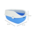 thumbnail image 3 of Kit Para Gato Con Arenero Pala Neutralizador Belug Blanco Azul, 3 of 4