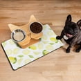 thumbnail image 3 of Vintage Lemon Yellow Dog Feeding Mat - Absorbent Non-Slip Pet Food Mat with Fresh Lemon Print, Easy to Clean and Eco-Friendly, 3 of 4